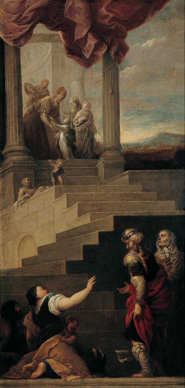 Introduction of the Virgin in the Temple by Juan de Sevilla