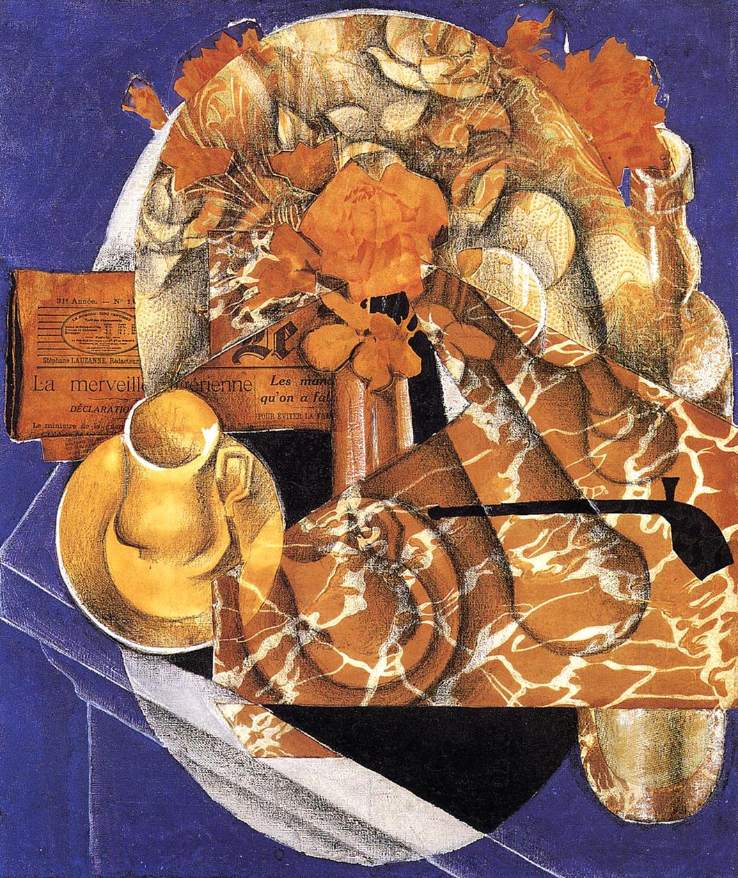 Still Life with Flowers by Juan Gris