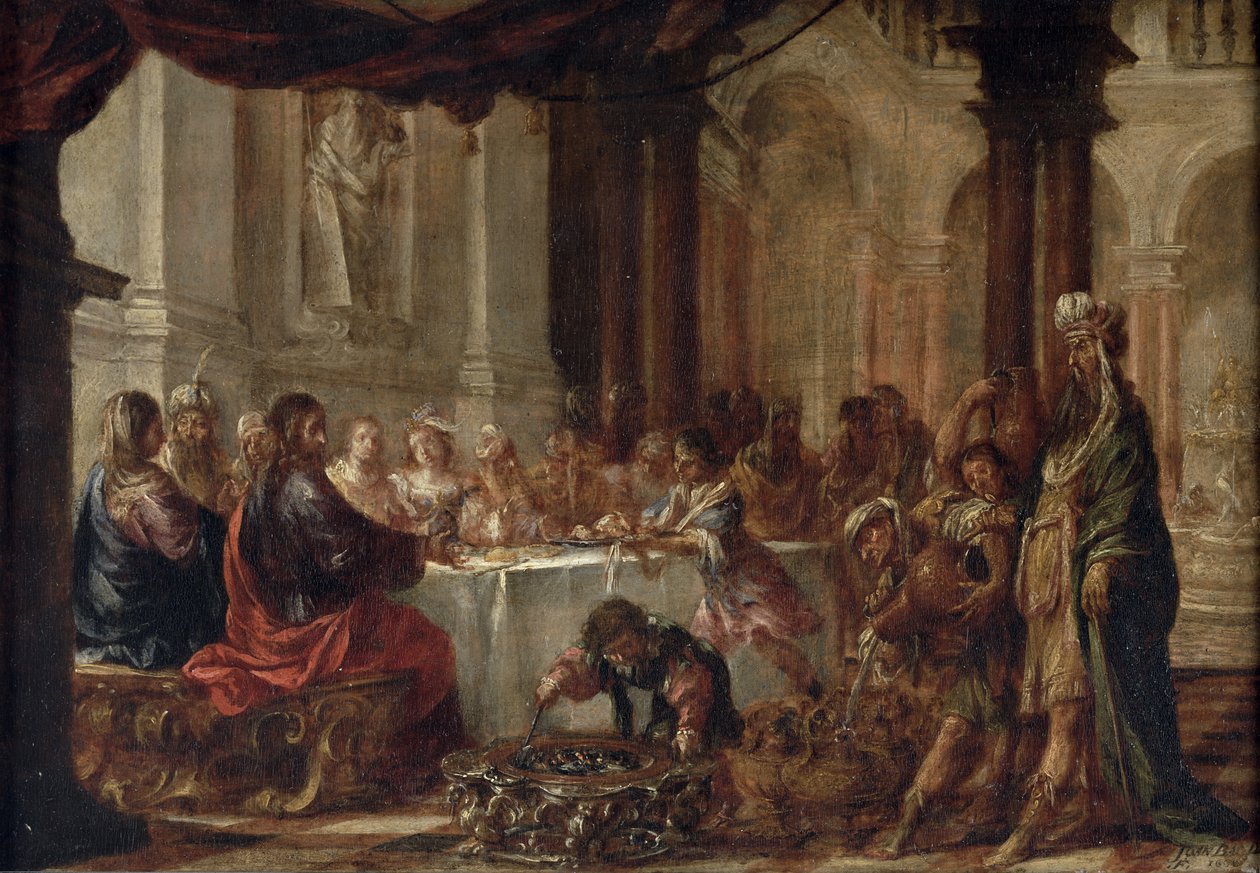The Marriage at Cana by Juan de Valdes Leal
