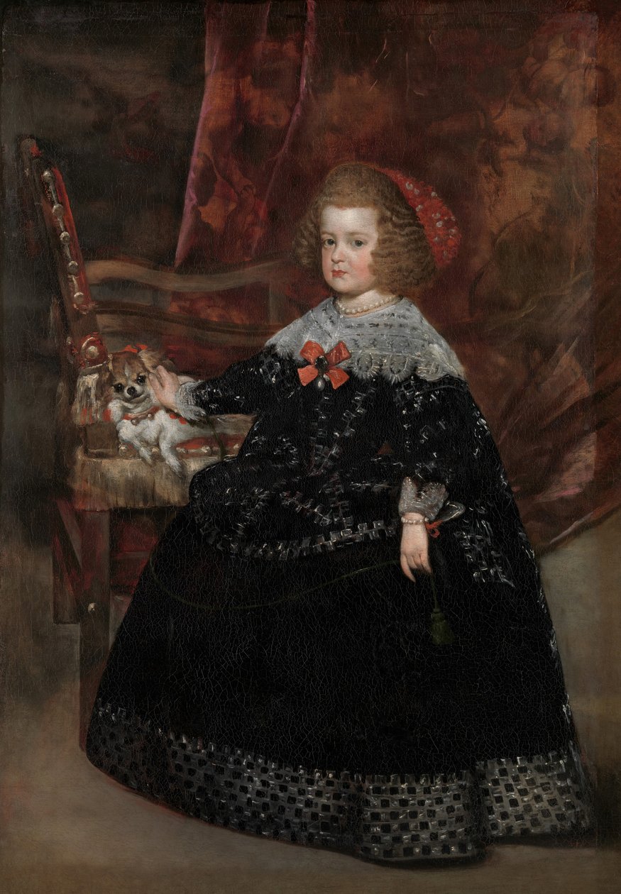 Maria Teresa, Infanta of Spain, ca. 1645 by Juan Battista Martinez del Mazo