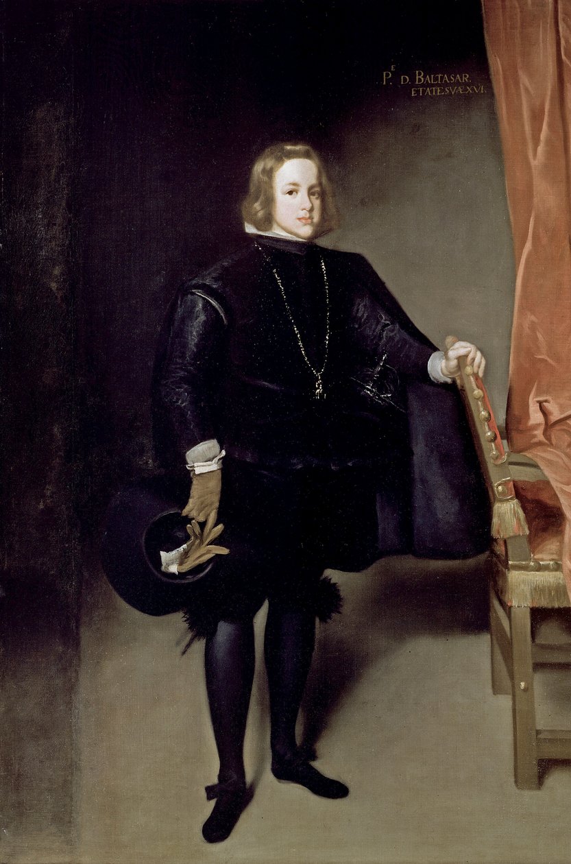 Portrait of Prince Balthasar Charles by Juan Bautista Martinez Del Mazo