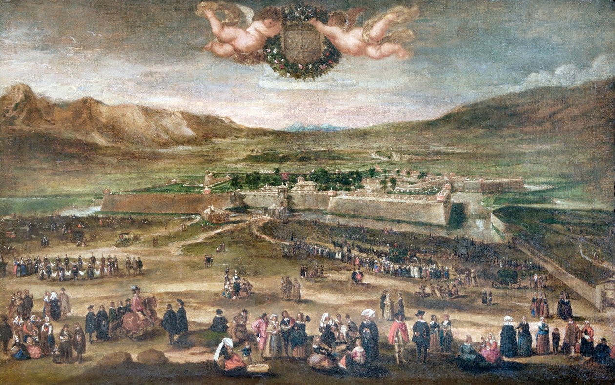 The Entry of Philip IV into Pamplona by Juan Bautista Martinez Del Mazo