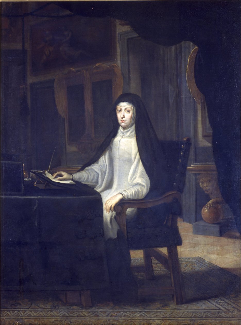 Portrait of Queen Mariana of Austria by Juan Carreño de Miranda