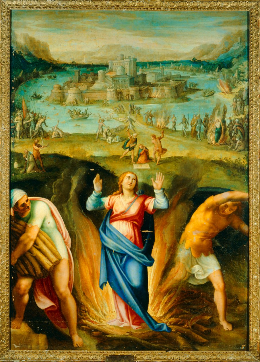 The Martyrdom of Saint Agnes by Juan Gómez