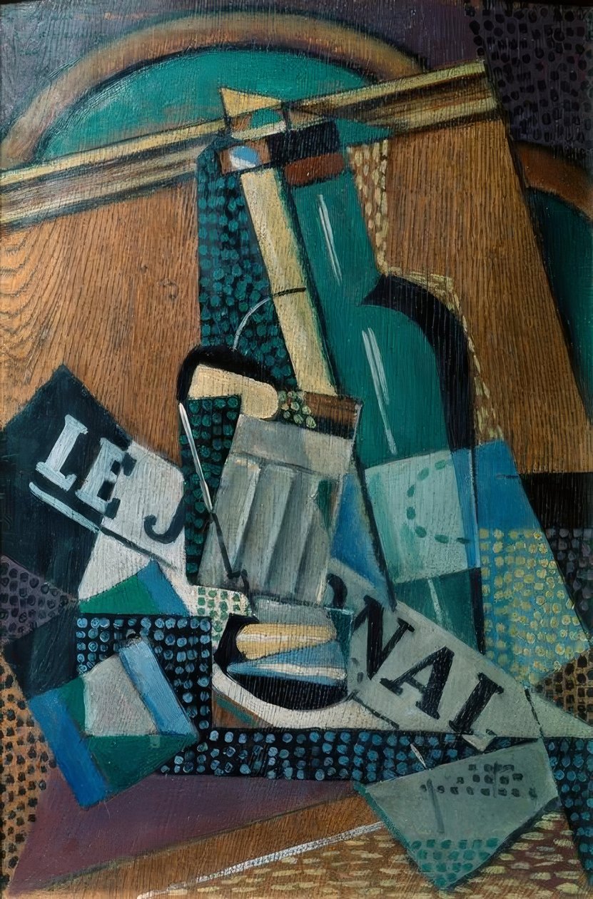 The Newspaper by Juan Gris: Highest-quality art reproduction