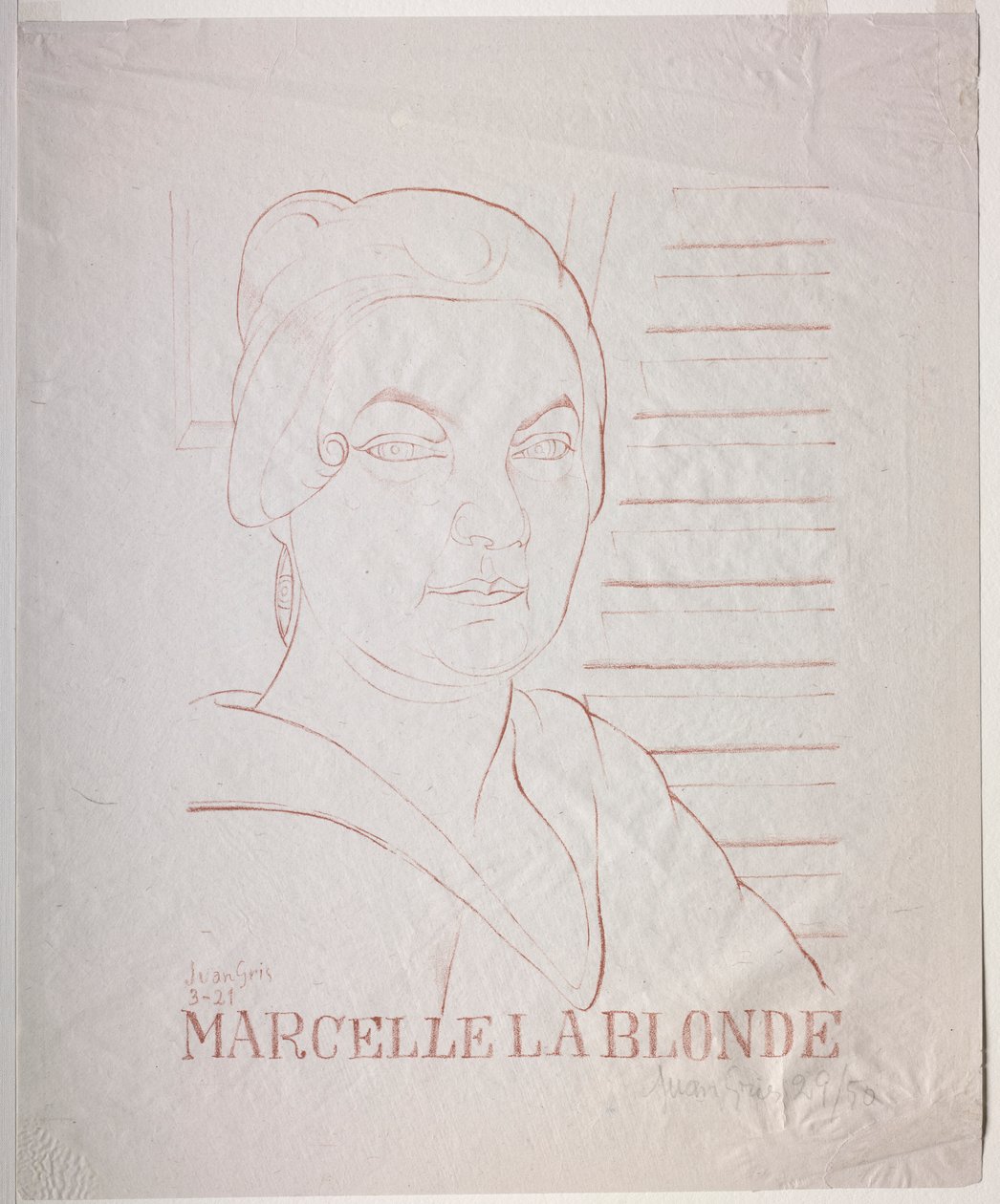 Marcelle la Blonde by Juan Gris