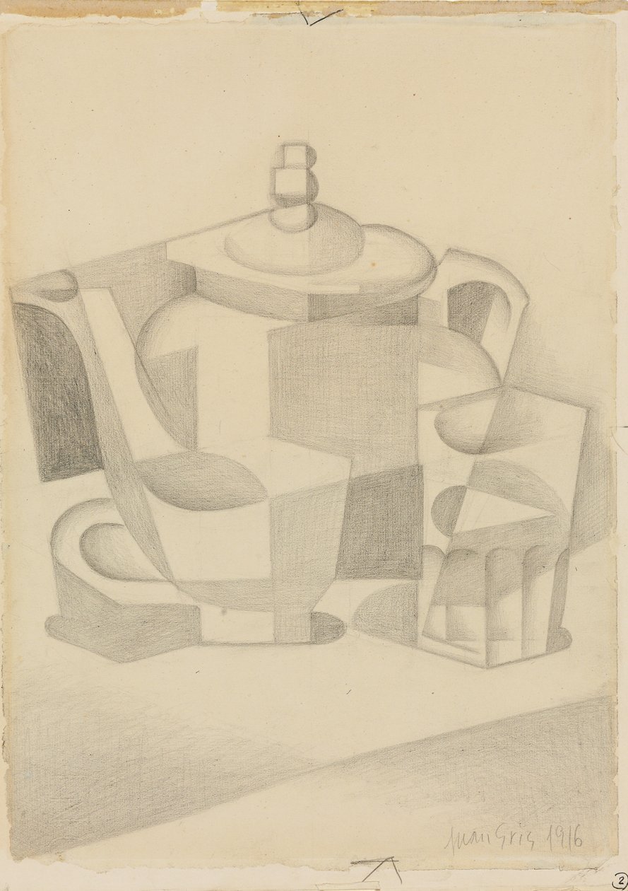 Still Life with Teapot by Juan Gris