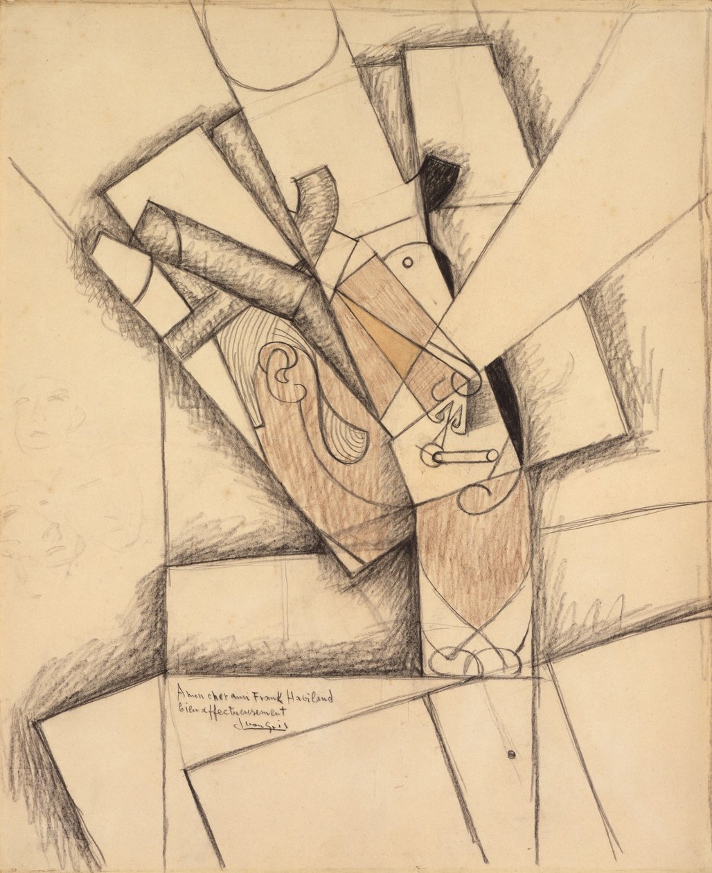 The Smoker by Juan Gris