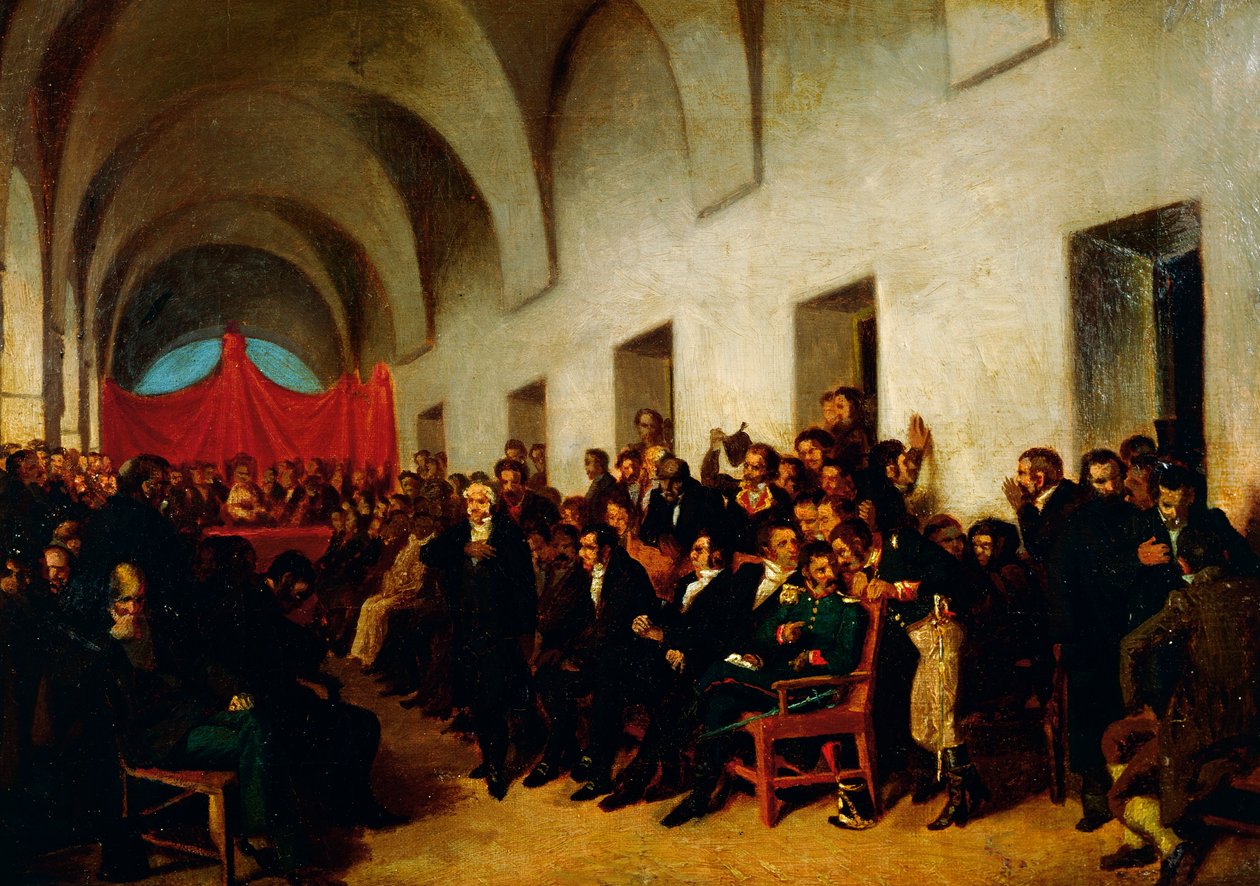 Cabildo in Session, May 22 by Juan Manuel Blanes