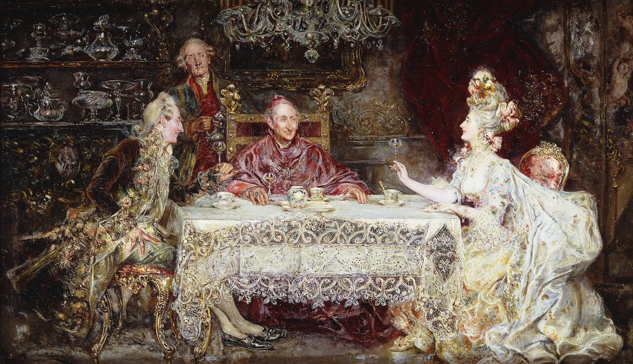 Dinner with the Cardinal by Juan Pablo Salinas Tervel