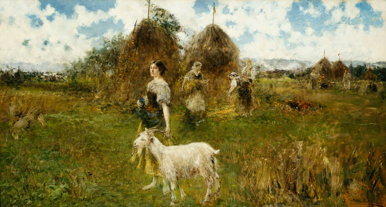 The Milk Maid by Juan Pablo Salinas Tervel