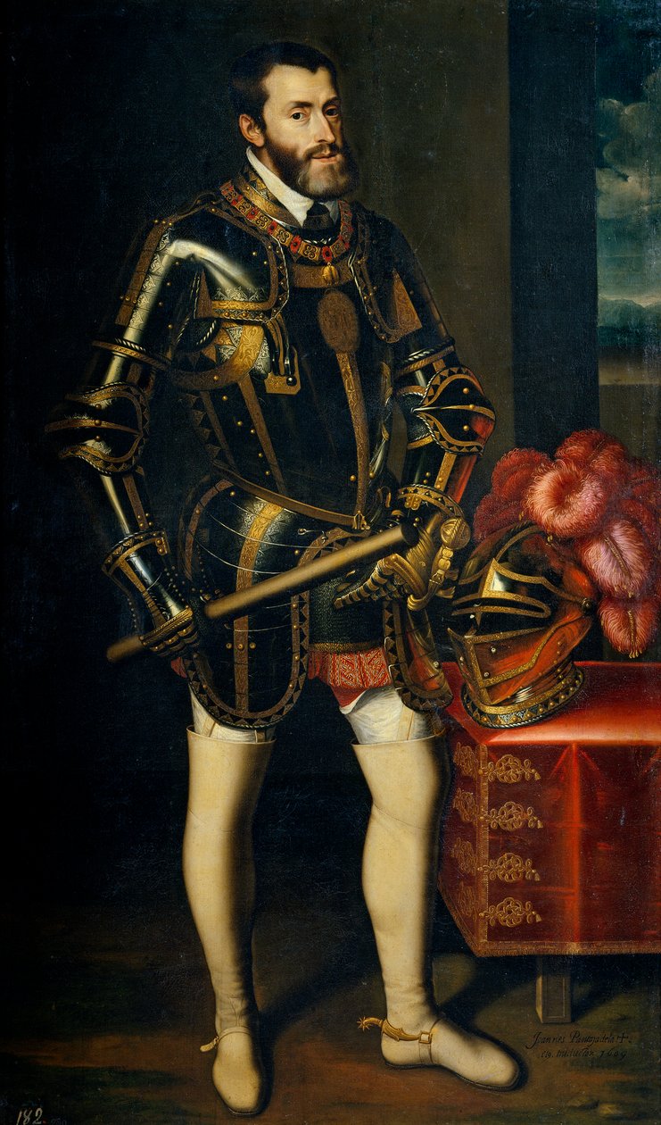 Charles V of Spain by Juan Pantoja de la Cruz