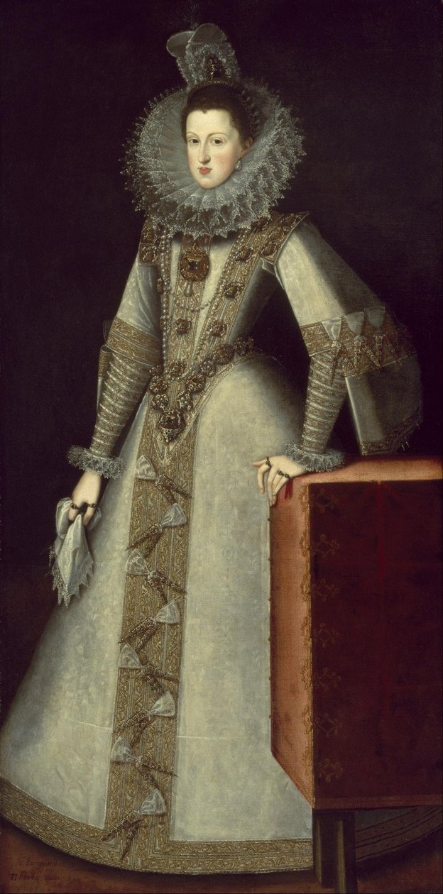 Portrait of Margaret of Austria, queen of Spain by Juan Pantoja de la Cruz
