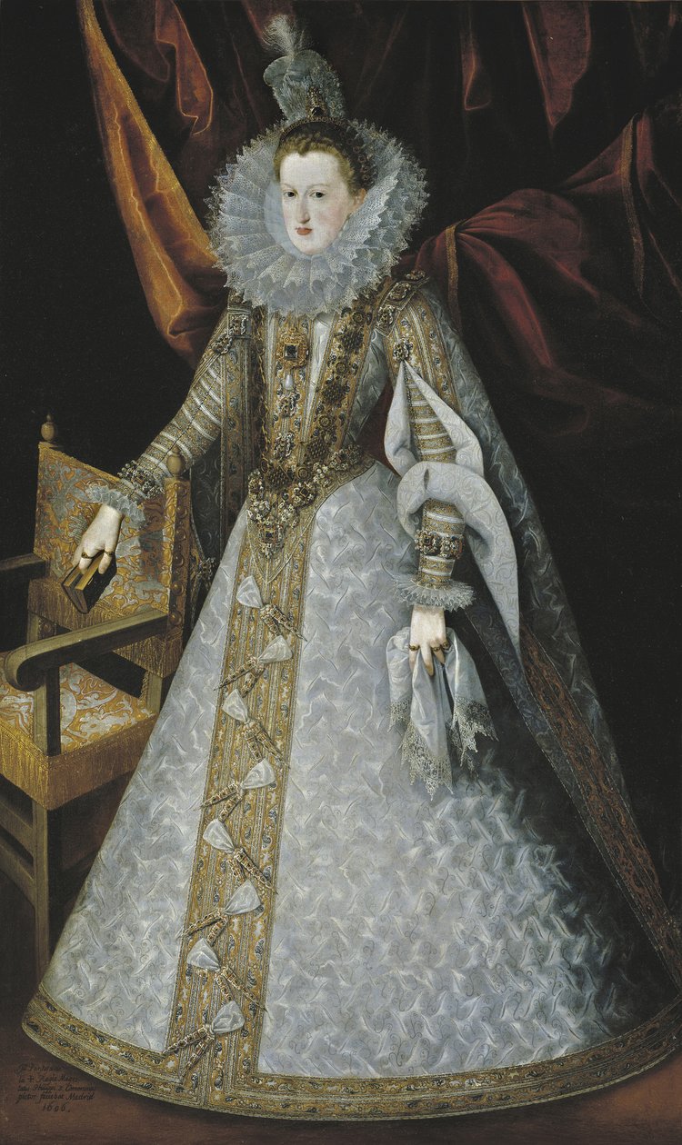 Portrait of Margarita of Austria 1584-1611 by Juan Pantoja de la Cruz