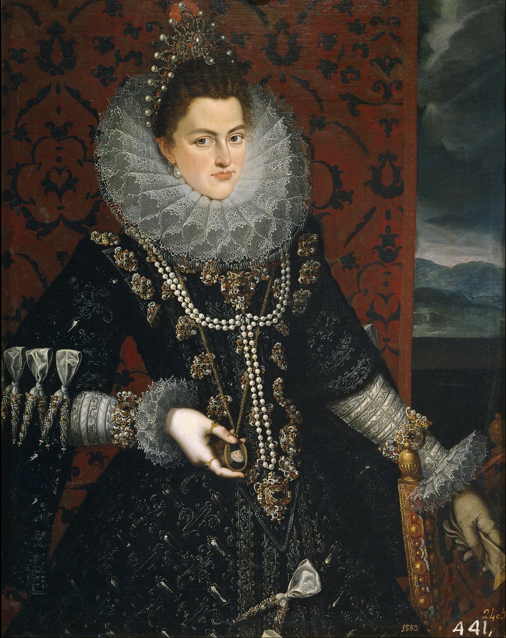 The Infanta Isabel Clara Eugenia by Juan Pantoja de la Cruz