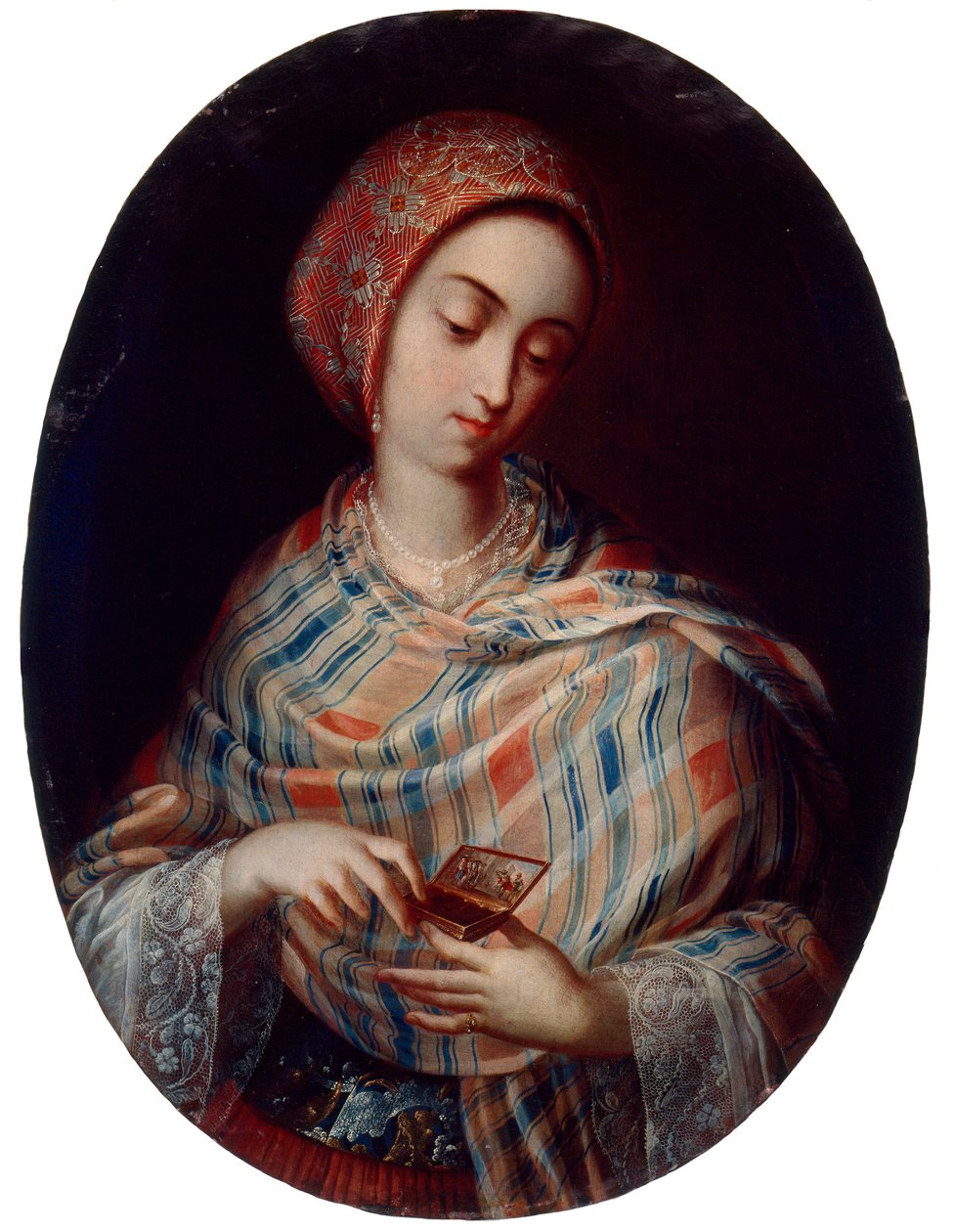 Lady with a Shawl by Juan Rodríguez Juárez