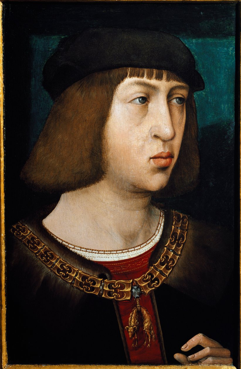 Portrait of the King of Castile Philip I (Philip of Habsburg called Philip the Beautiful) by Juan de Flandes