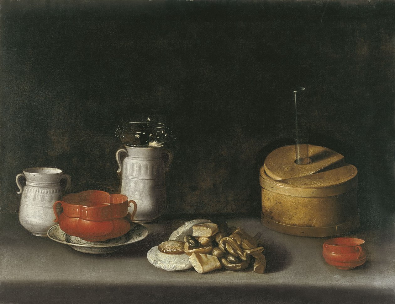 Still Life with Porcelain and Sweets by Juan van der Hamen