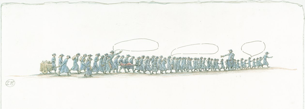German naval bombardment of Scarborough, North Yorkshire by Judith Dobie