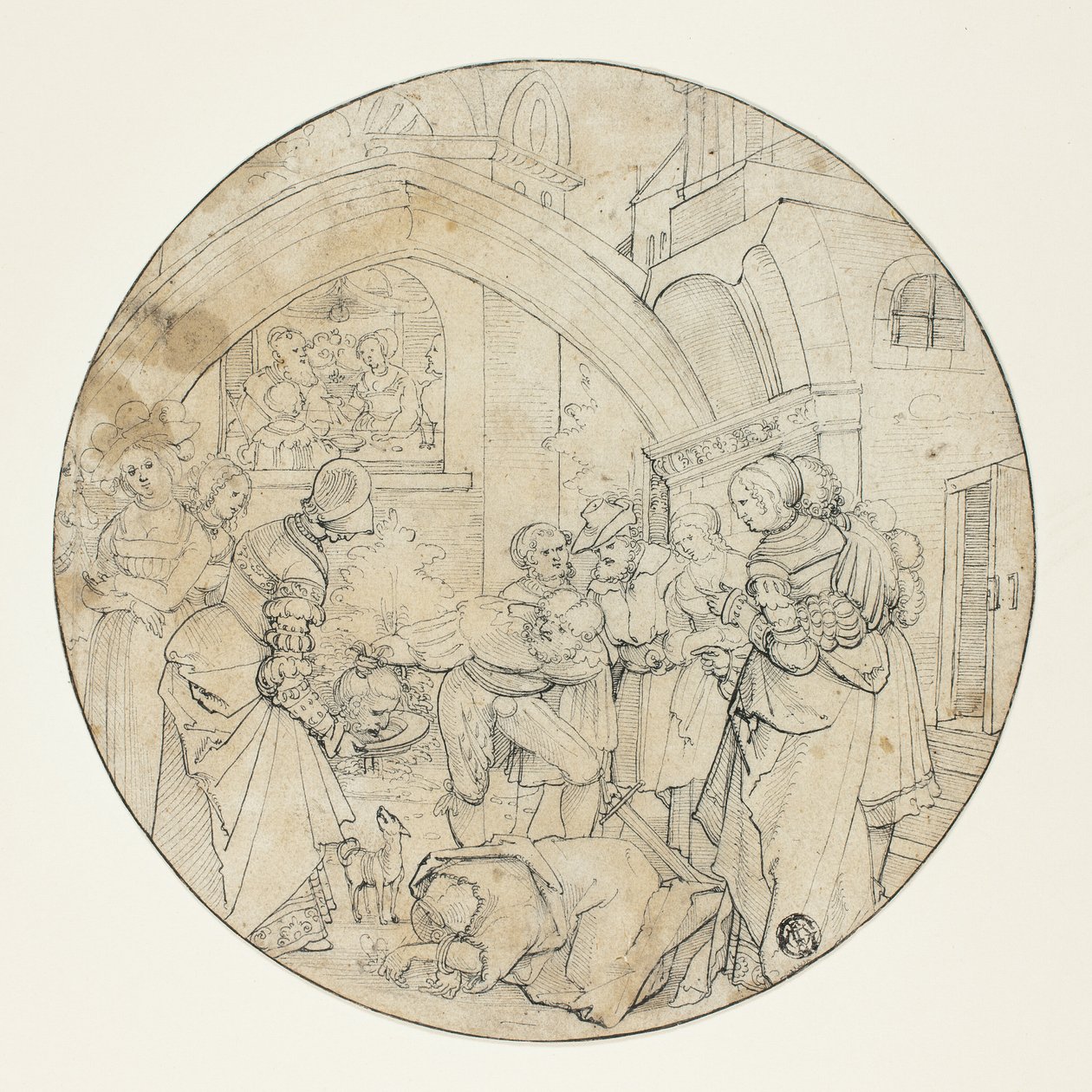 Beheading of Saint John the Baptist by Jörg Breu the Elder