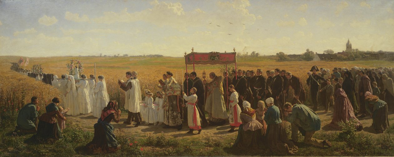 The Blessing of the Wheat in the Artois by Jules Breton