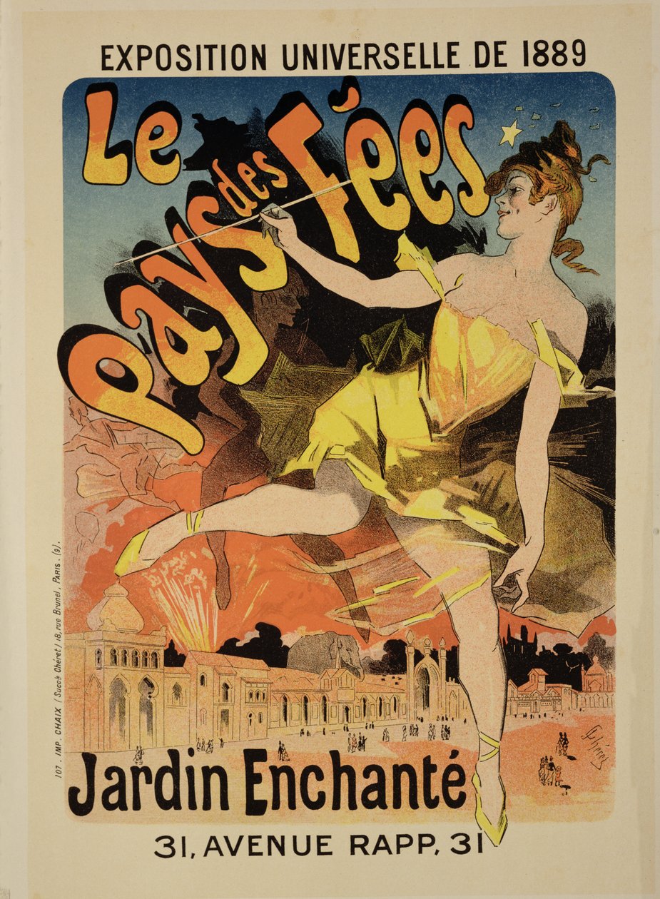 Reproduction of a poster advertising 