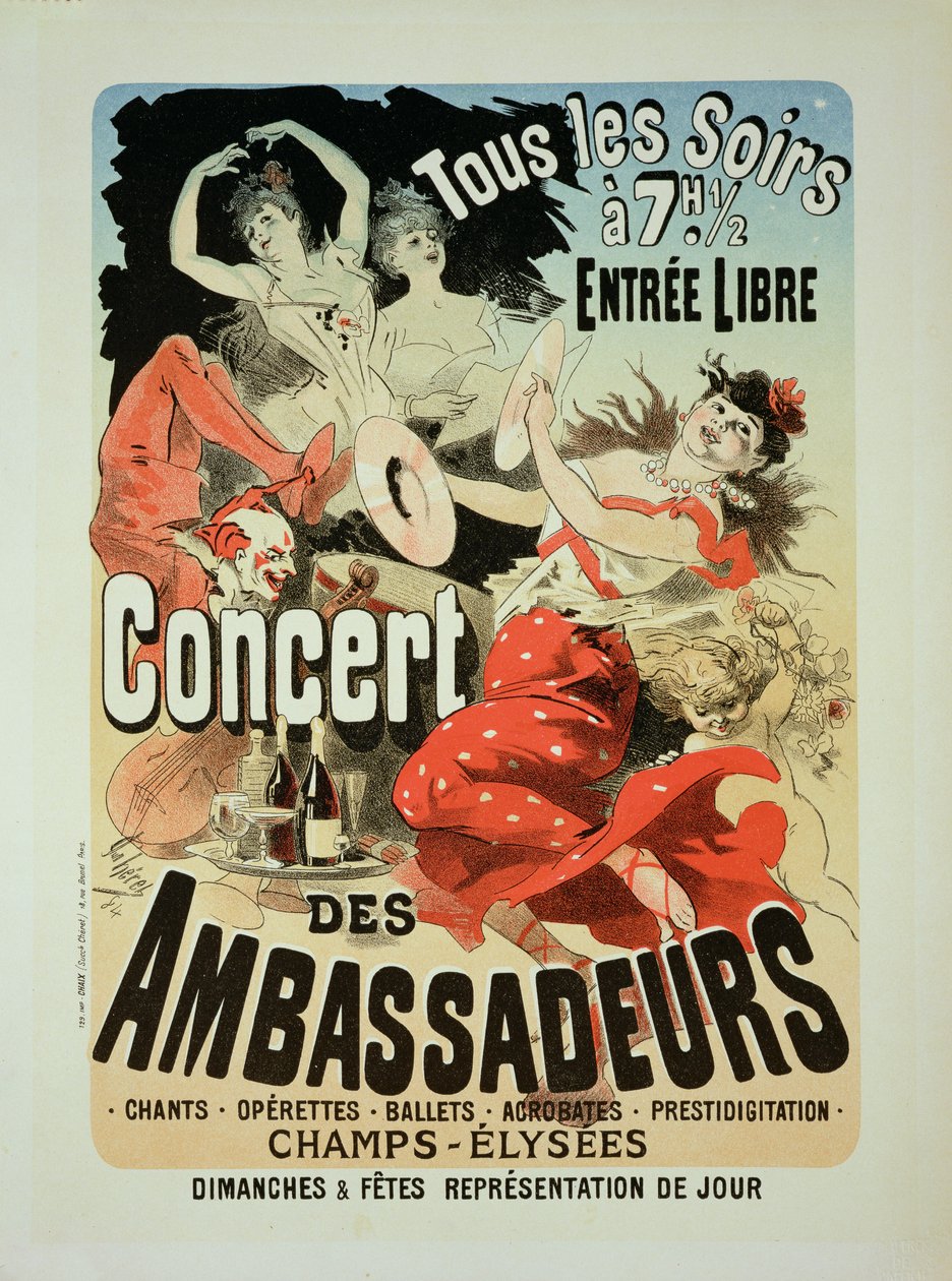 Reproduction of a Poster Advertising an 