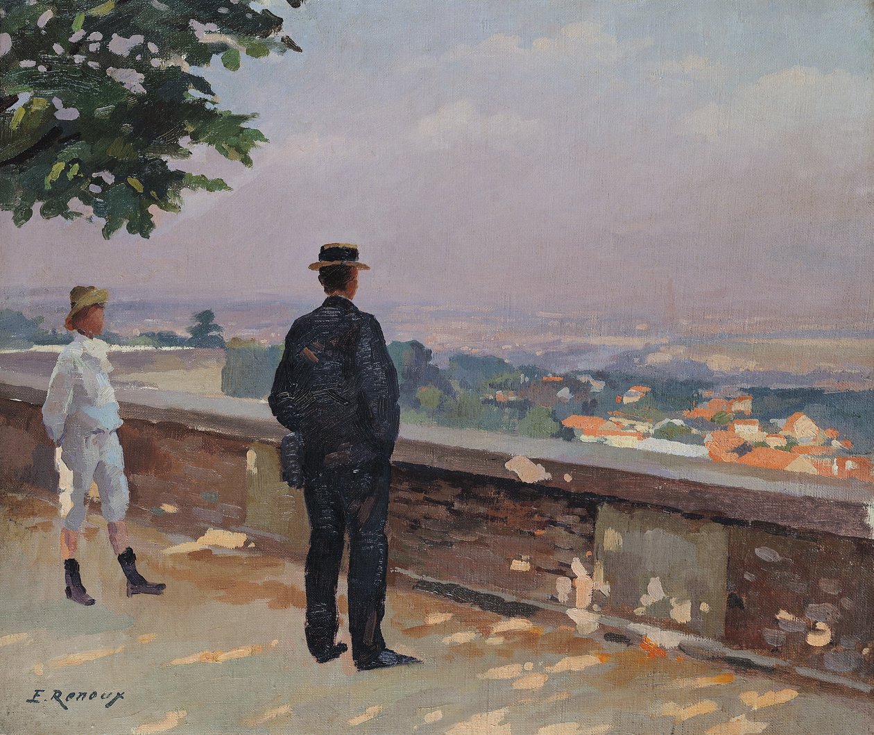 Paris from the Observatory at Meudon by Jules Ernest Renoux