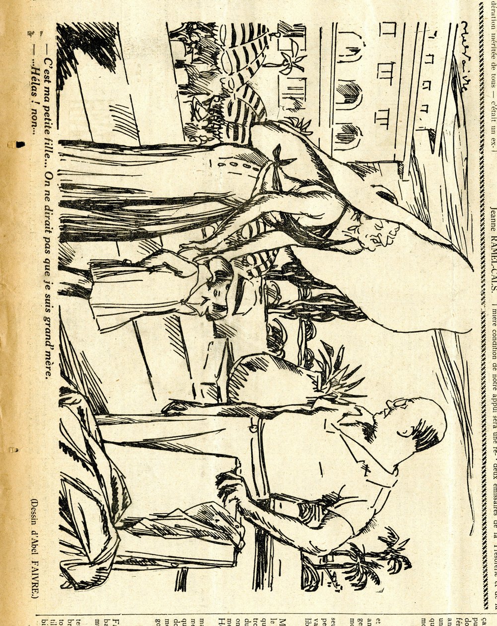 Candide, Satirical in B & W by Jules Abel Faivre
