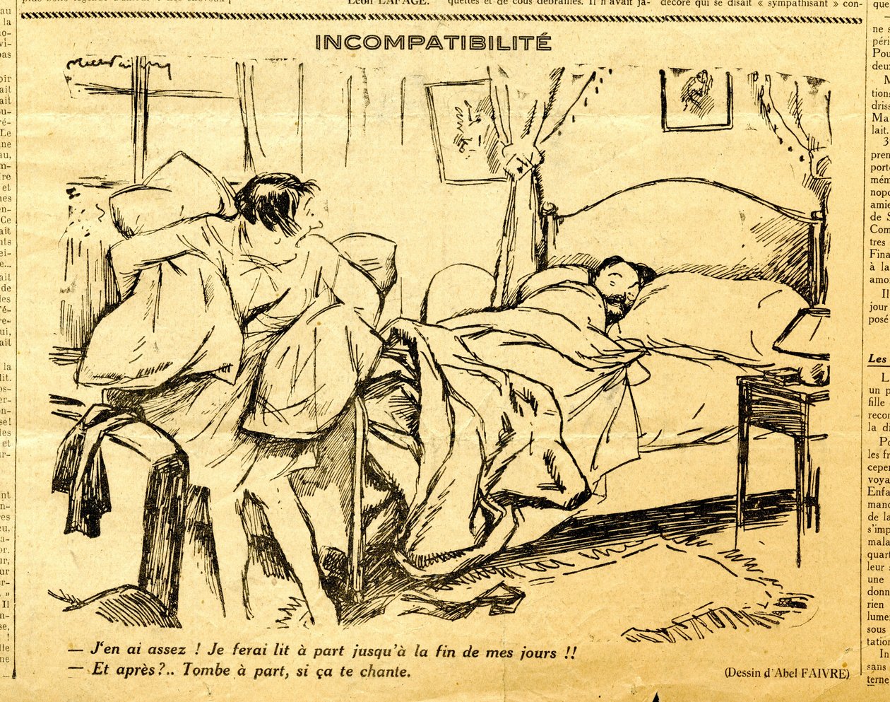 Candide, Satirical in B & W by Jules Abel Faivre