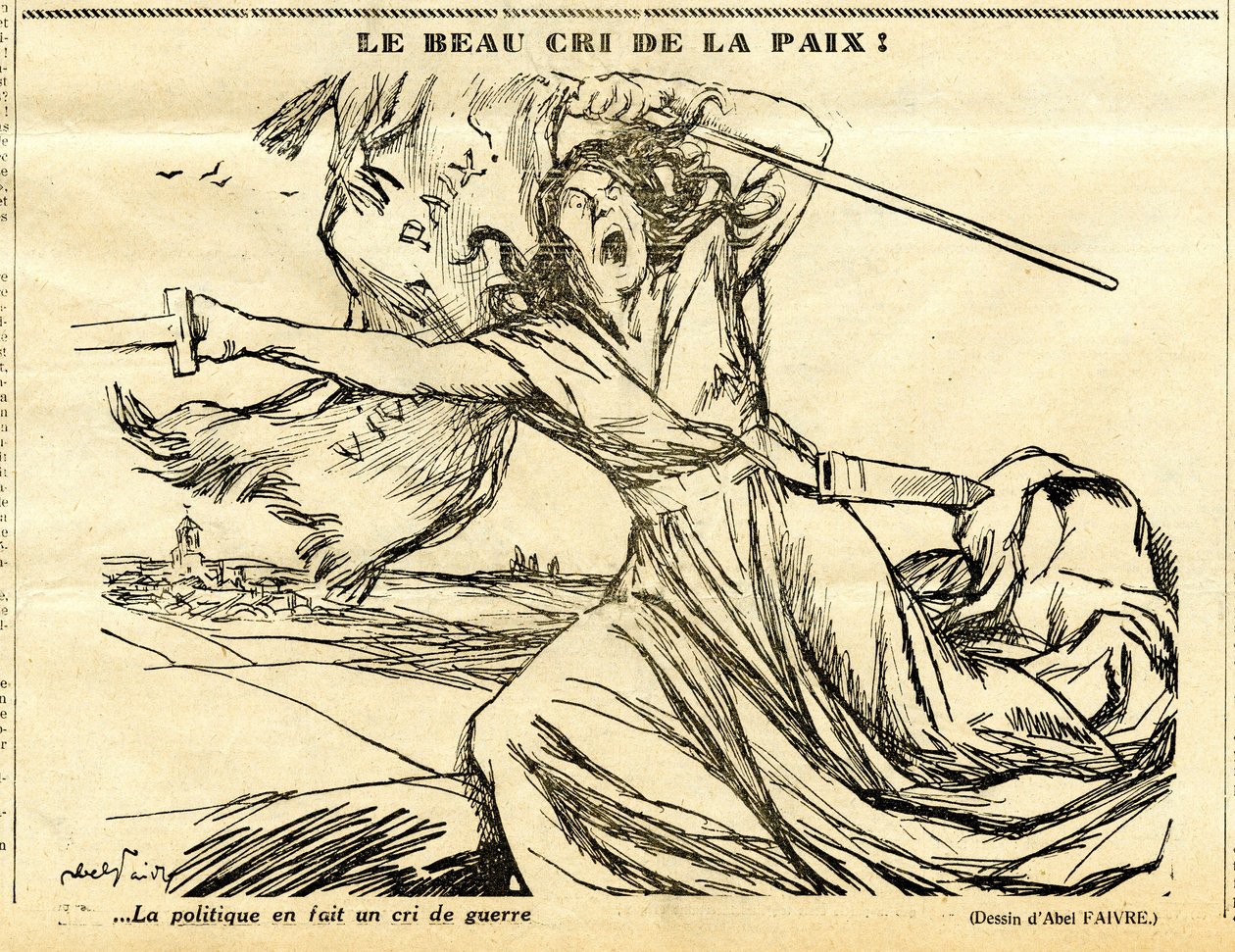 Candide, Satirical in B & W by Jules Abel Faivre