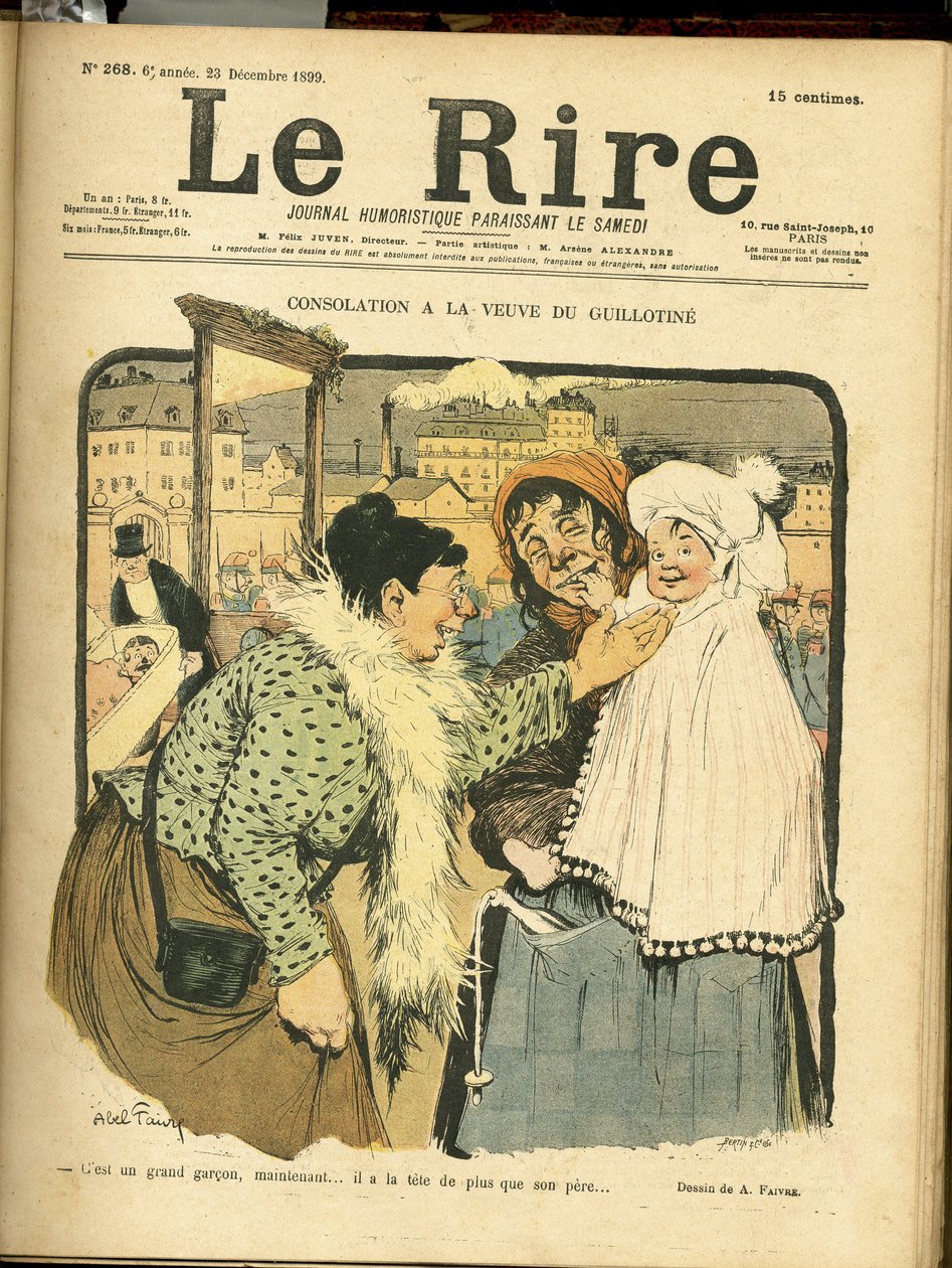Illustration of Abel Faivre (1867-1945) for the Cover of Le Rire by Jules Abel Faivre