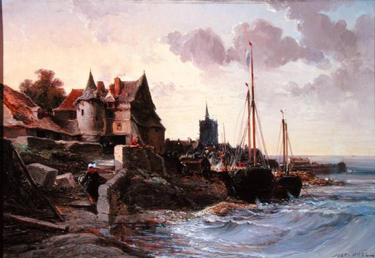 Souvenir de Douarnenes by Jules Achille Noel