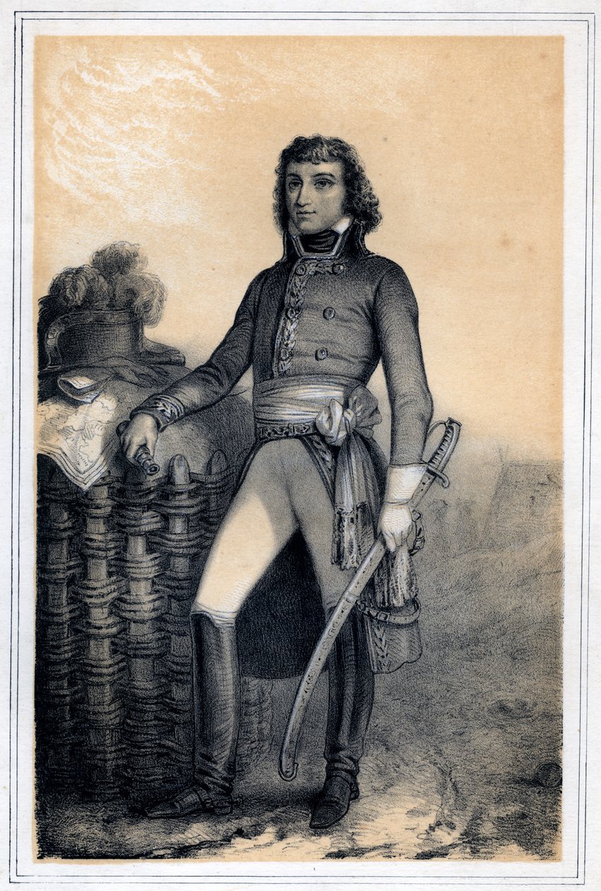 Barthélemy Catherine Joubert, French general, 19th century by Jules Alfred Vincent Rigo