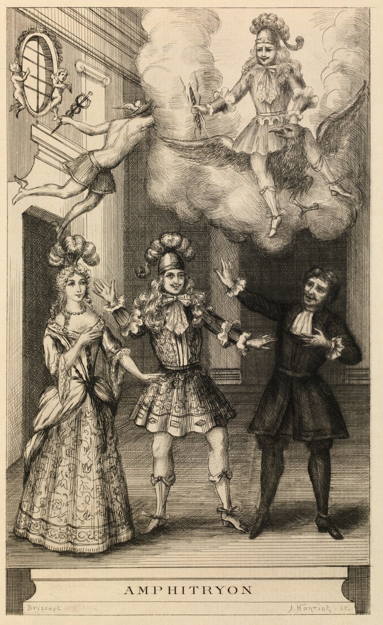 Scene from Amphitryon by Jules Armand Hanriot