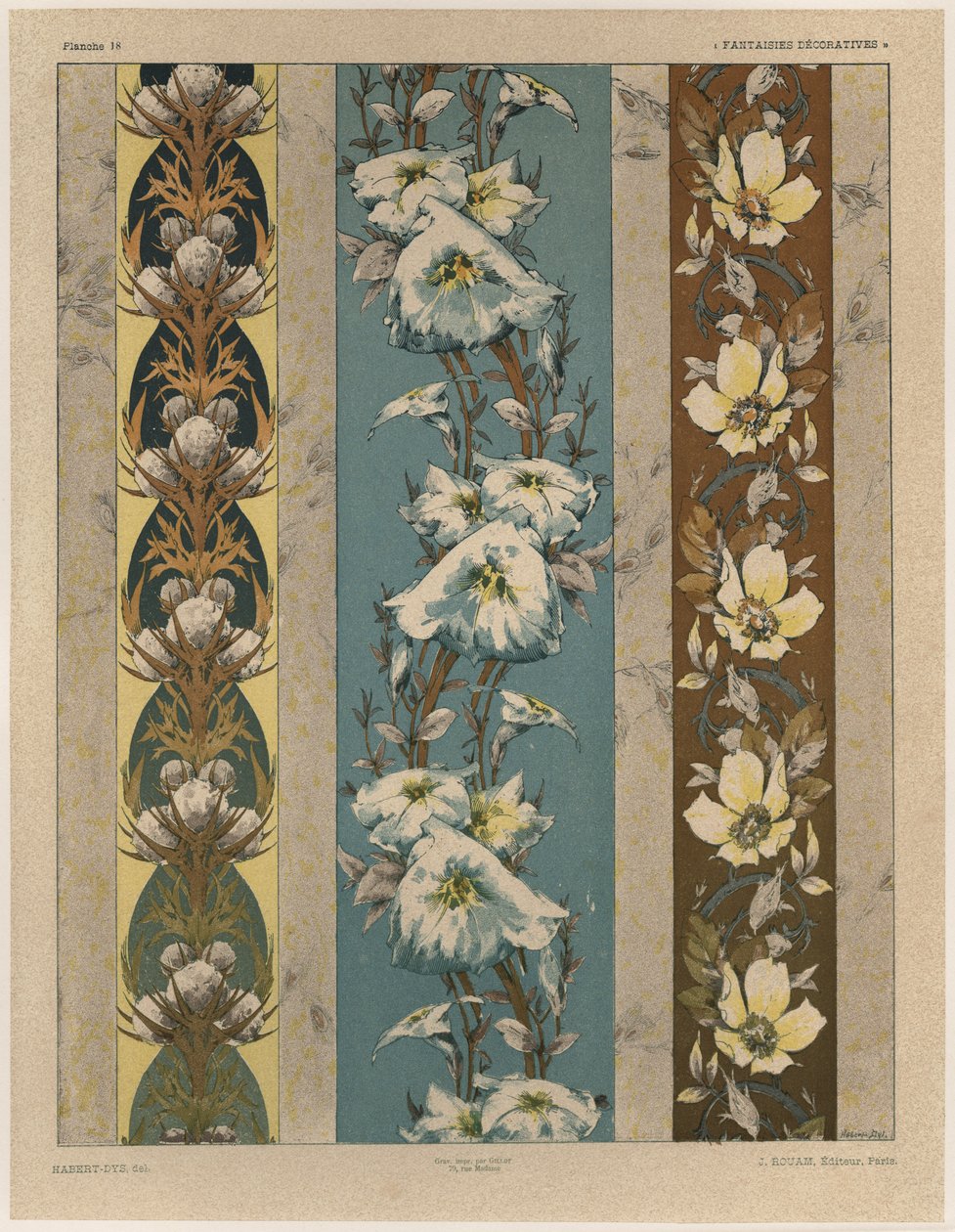 Flowers, Plate 18, Illustration from 