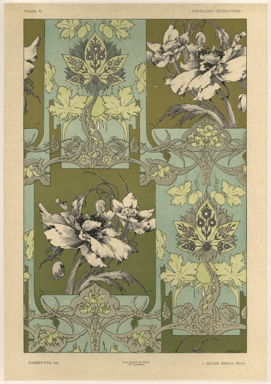Flowers, Plate 25 from 