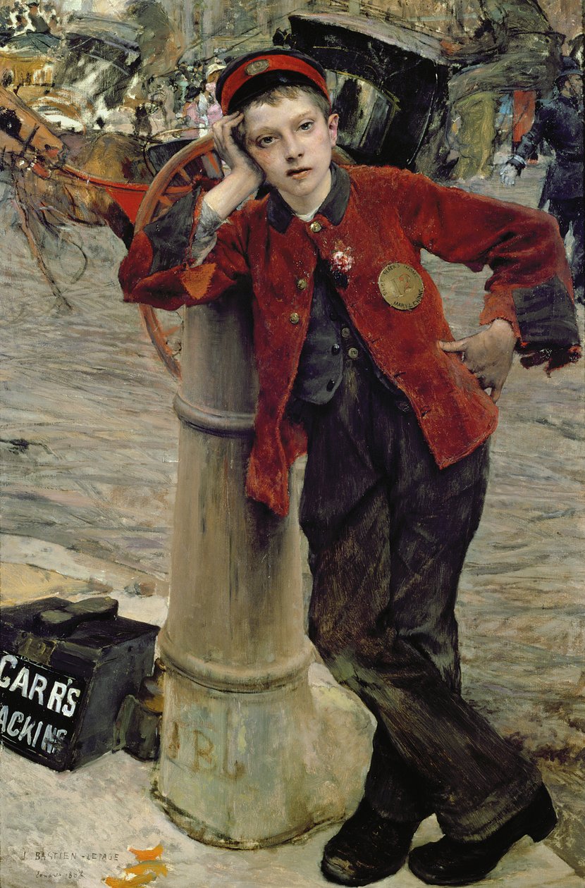 London Bootblack by Jules Bastien Lepage
