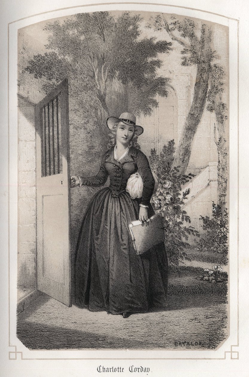 Portrait of Charlotte Corday. in 