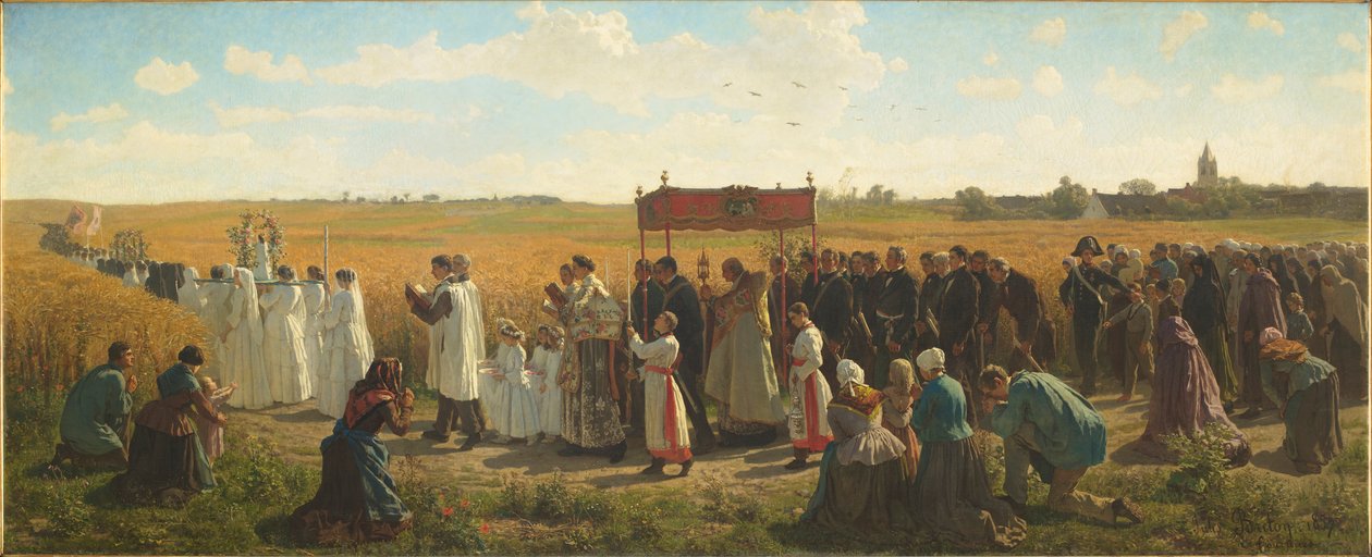 The Blessing of the Wheat in Artois by Jules Breton