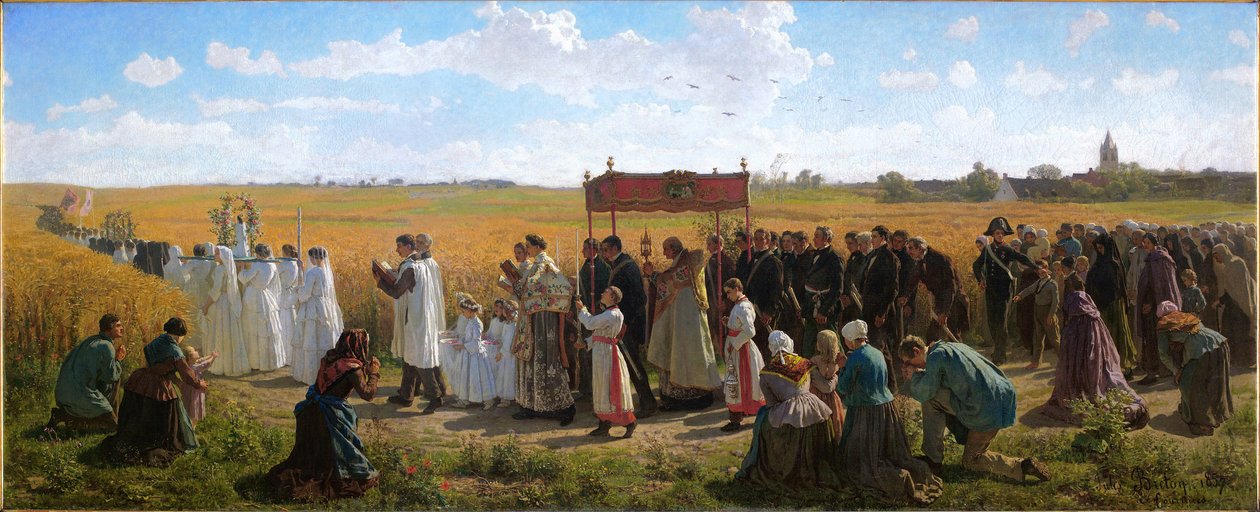 The Blessing of the Wheat in Artois by Jules Breton