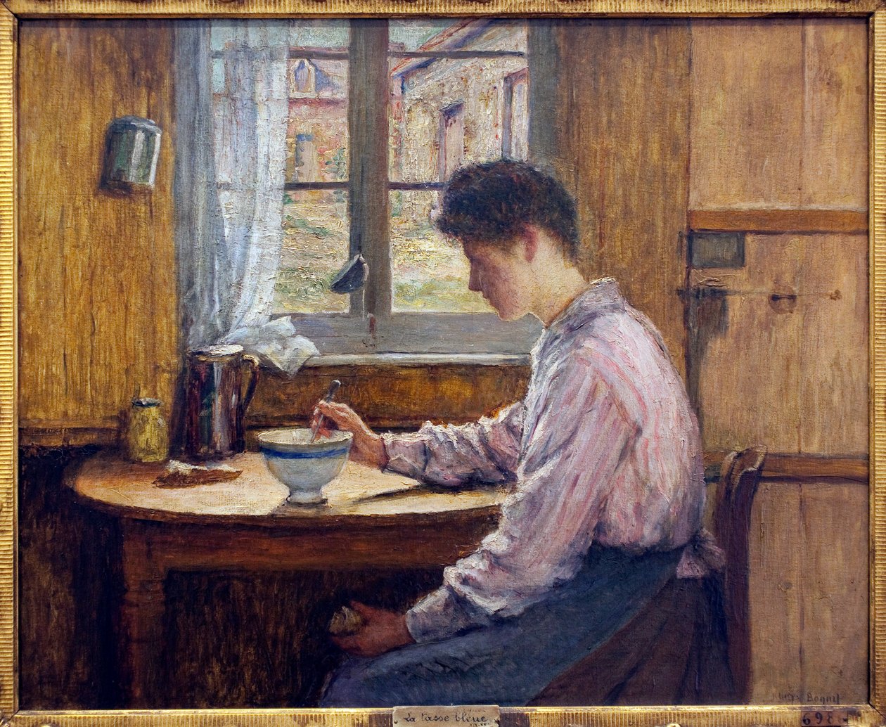 The blue cup by Jules Charles Boquet