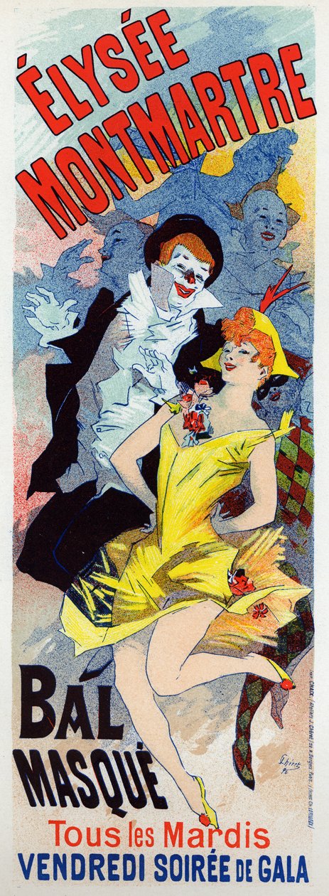 Art. Entertainment. Masquerade Ball at the Cabaret L
