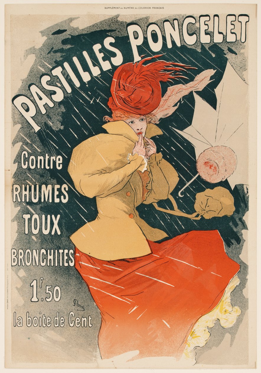 Poncelet Lozenges by Jules Cheret