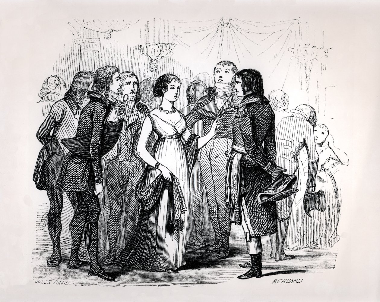 Madame de Stael Questioning Napoleon Bonaparte About the Best Women, from 