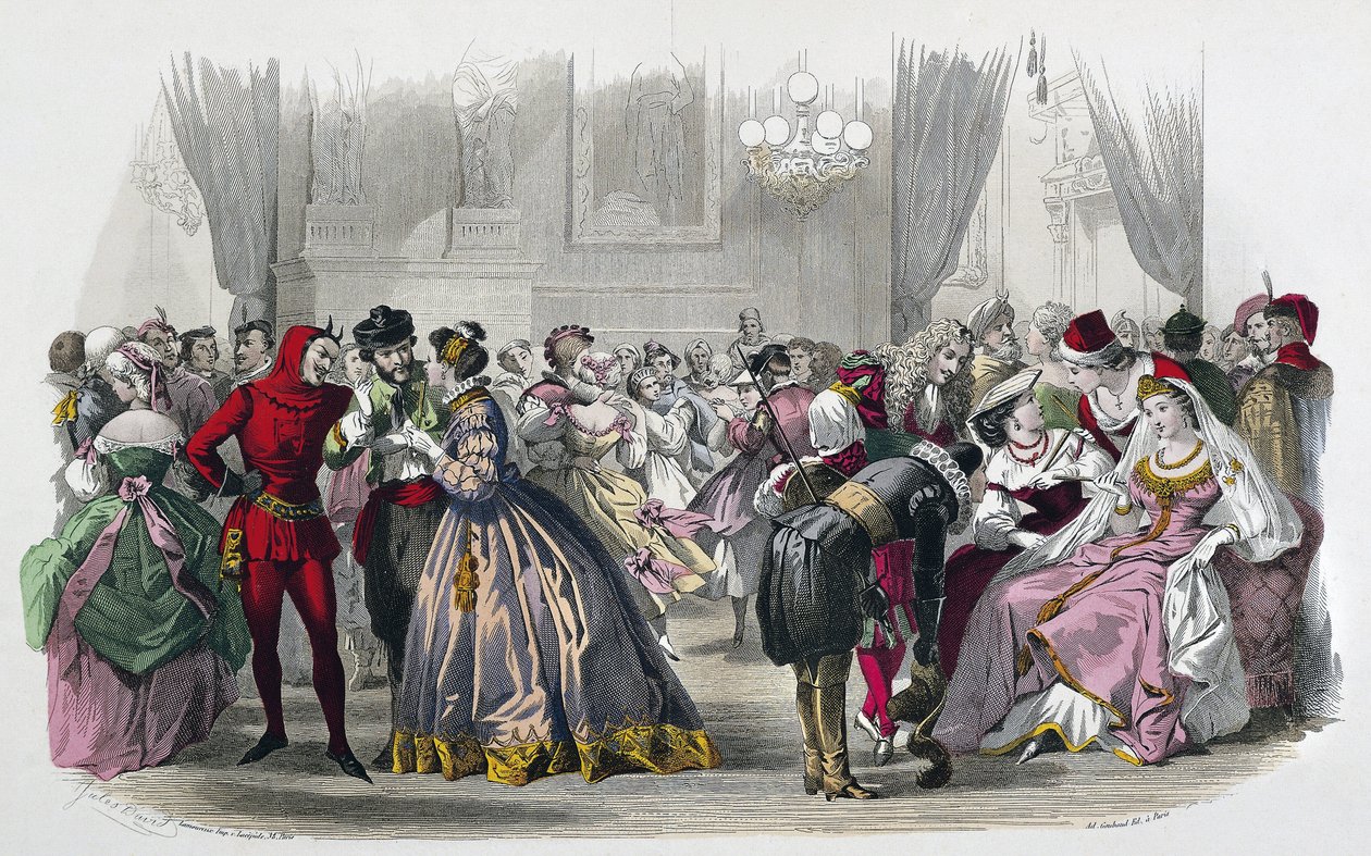 The Monitor of Women and Damishes - Bal Travesti 1864-1865, by Jules David by Jules David