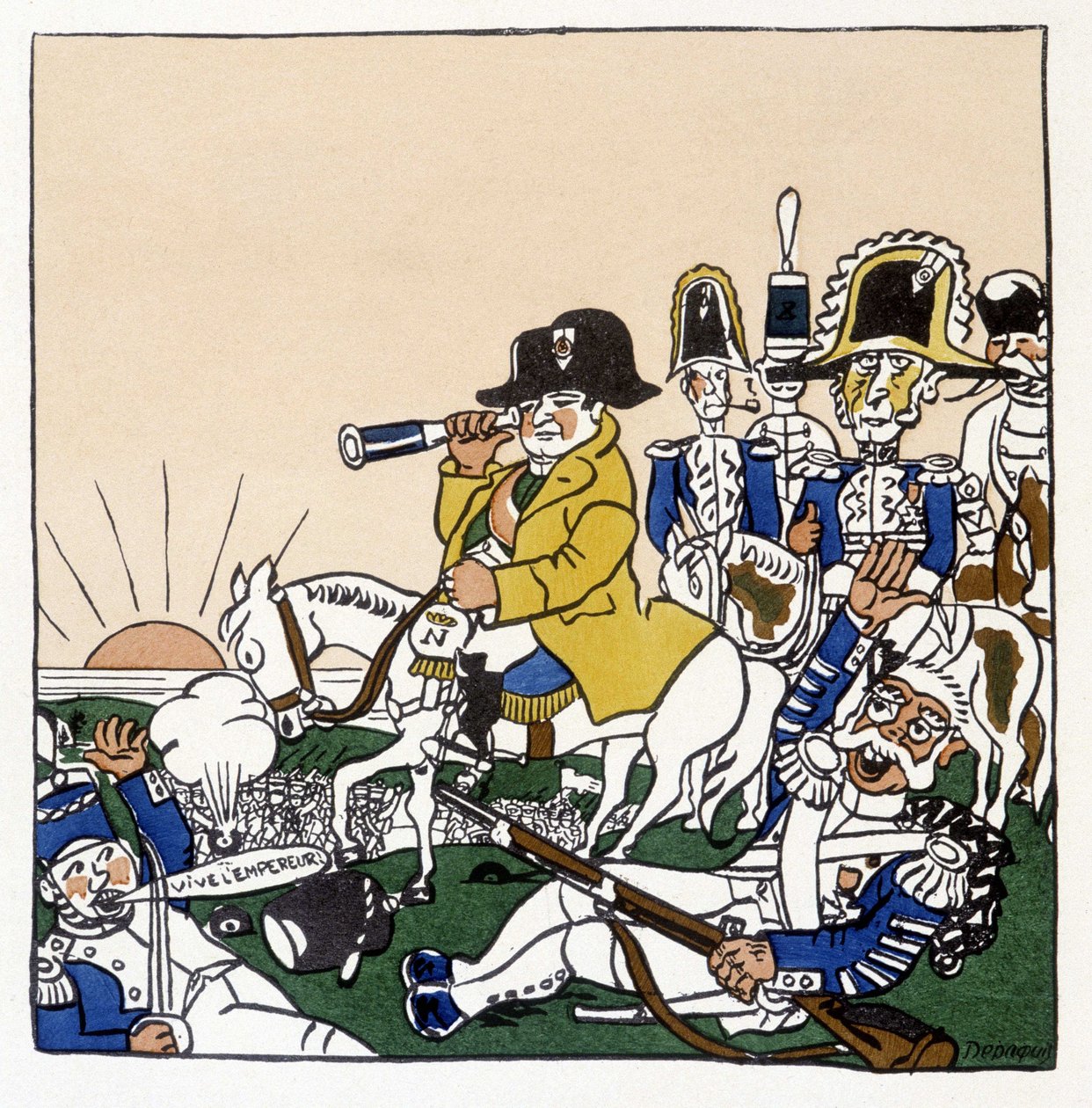 Napoleon at the Battle of Austerlitz (1805) - in 