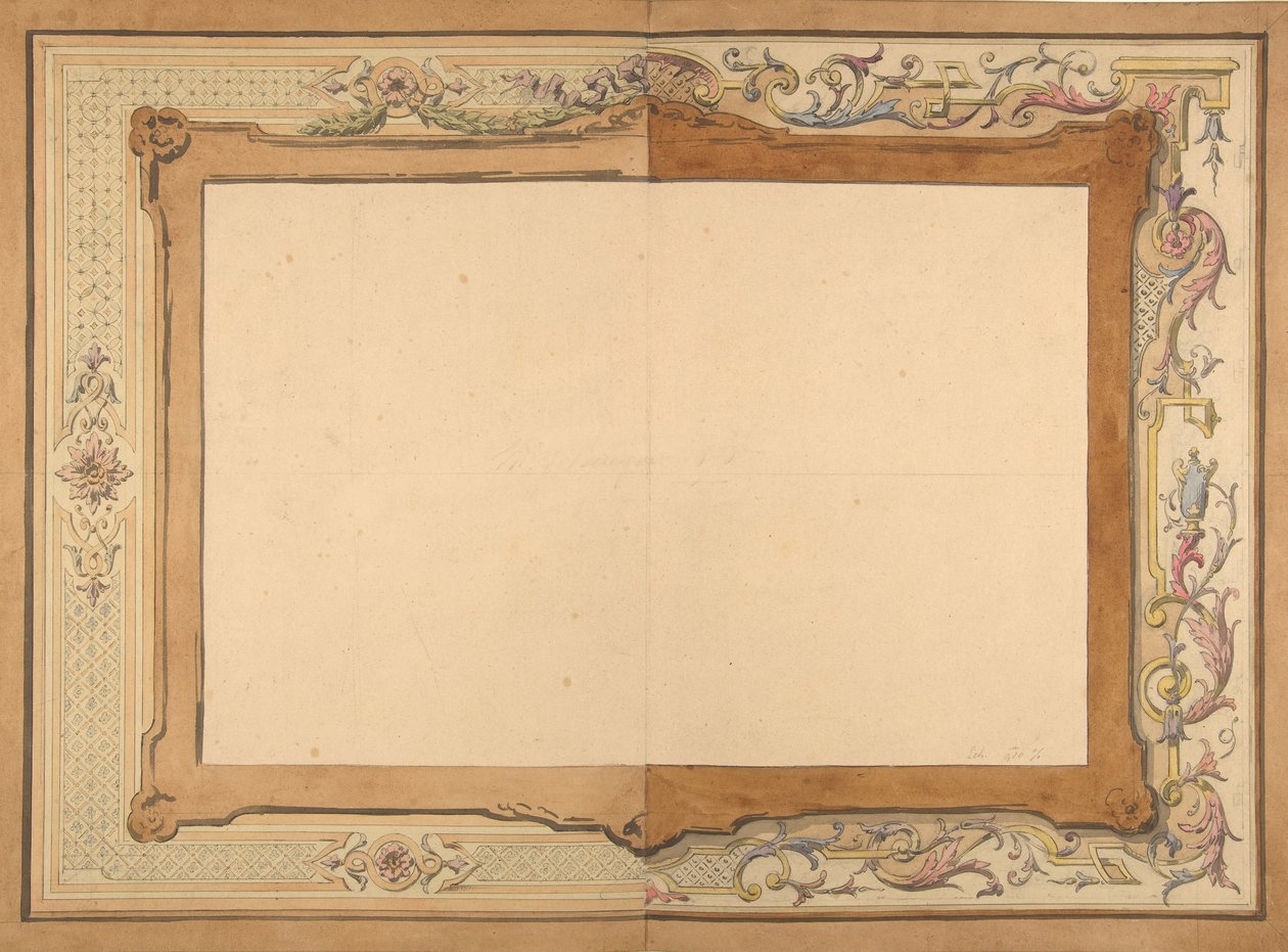 Design for a Ceiling by Jules Edmond Charles Lachaise and Eugène Pierre Gourdet