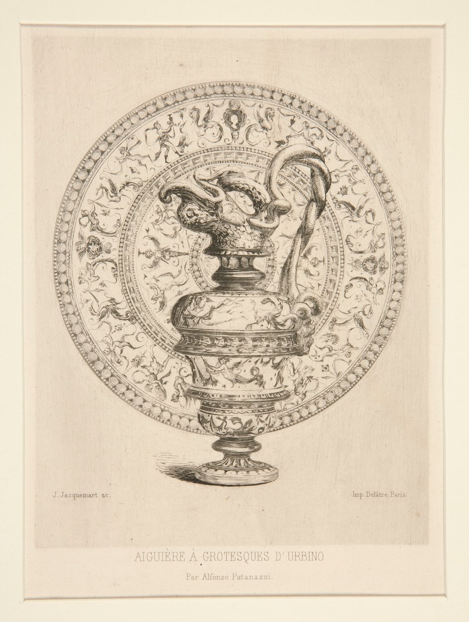 Aiguiere a Grotesques d by Jules Ferdinand Jacquemart
