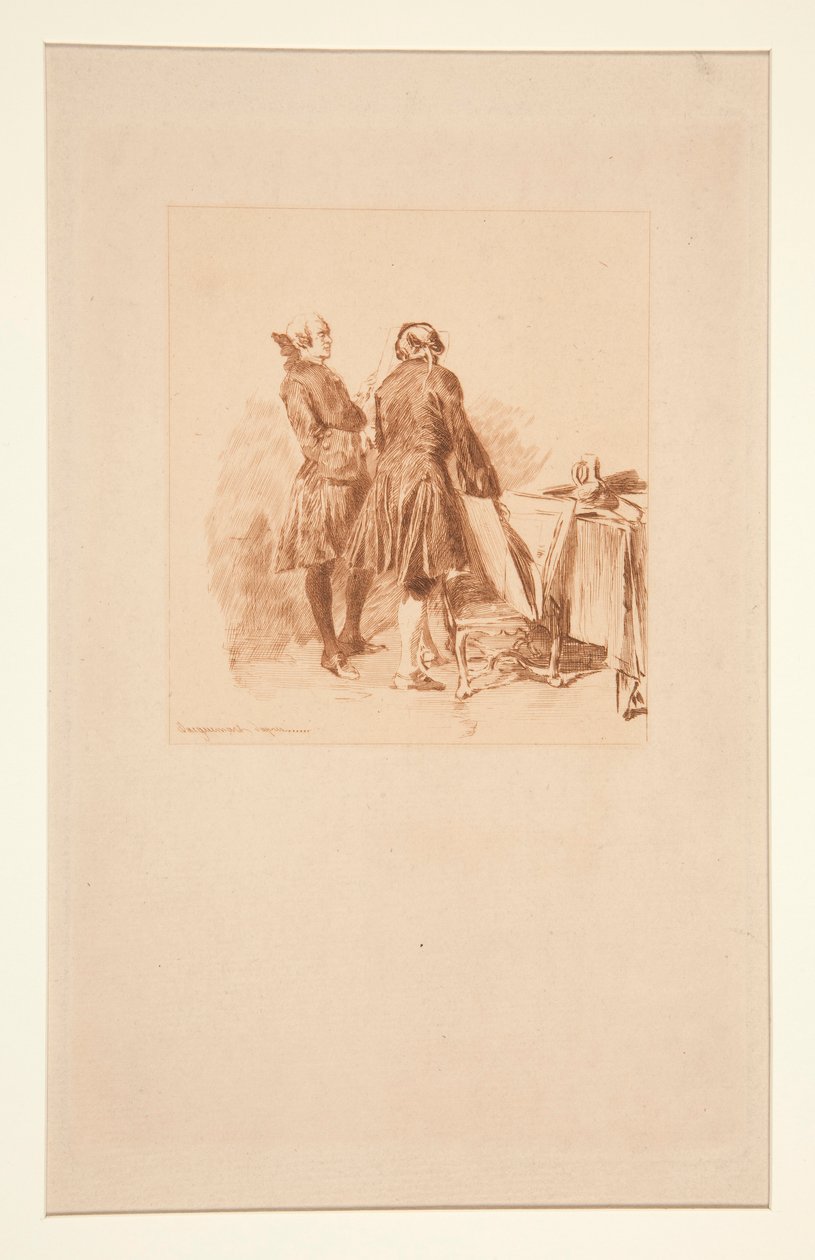 Amateurs of the Arts by Jules Ferdinand Jacquemart